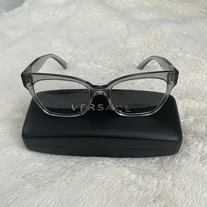 Clear Versace eye glasses